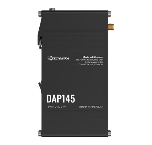 Teltonika DAP145 Industrial RS485 Wi-Fi 4 Access Point, Mesh-Ready with Fast Roaming & DIN-Rail Mount, Robust RS485-to-IP Bridging, PSU excluded DAP145000000