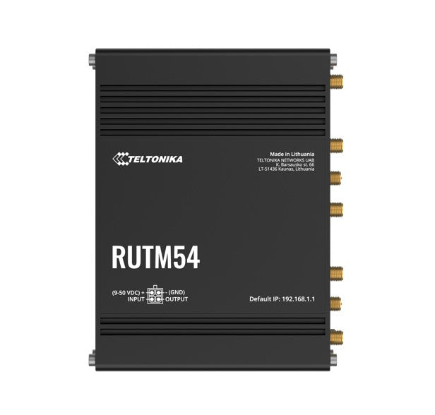 Teltonika RUTM54 Dual 5G Router, Dual SIM & eSIM, Telit 5G Modem, Auto-Failover,  RUTM54000300