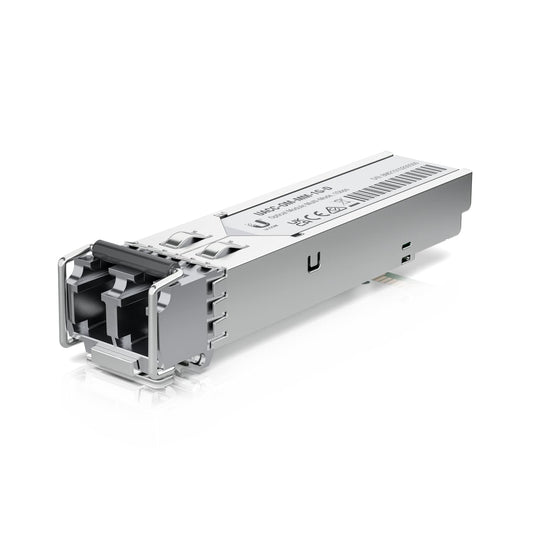 Ubiquiti UFiber SFP Multi-Mode Fiber Module, 20-Pack, 1.25 Gbps Throughput, Supports Connections Up to 550 m, Incl 2Yr Warr UACC-OM-MM-1G-D-20