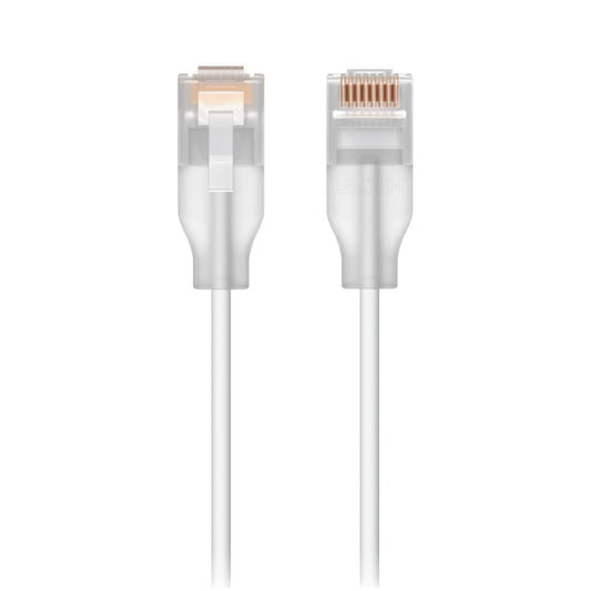 Ubiquiti UniFi Etherlighting Patch Cable Length 2M Nano-thin Patch Cable With 2.5 GbE Support Designed sShow Etherlighting Effects. UACC-Cable-Patch-EL-2M-W