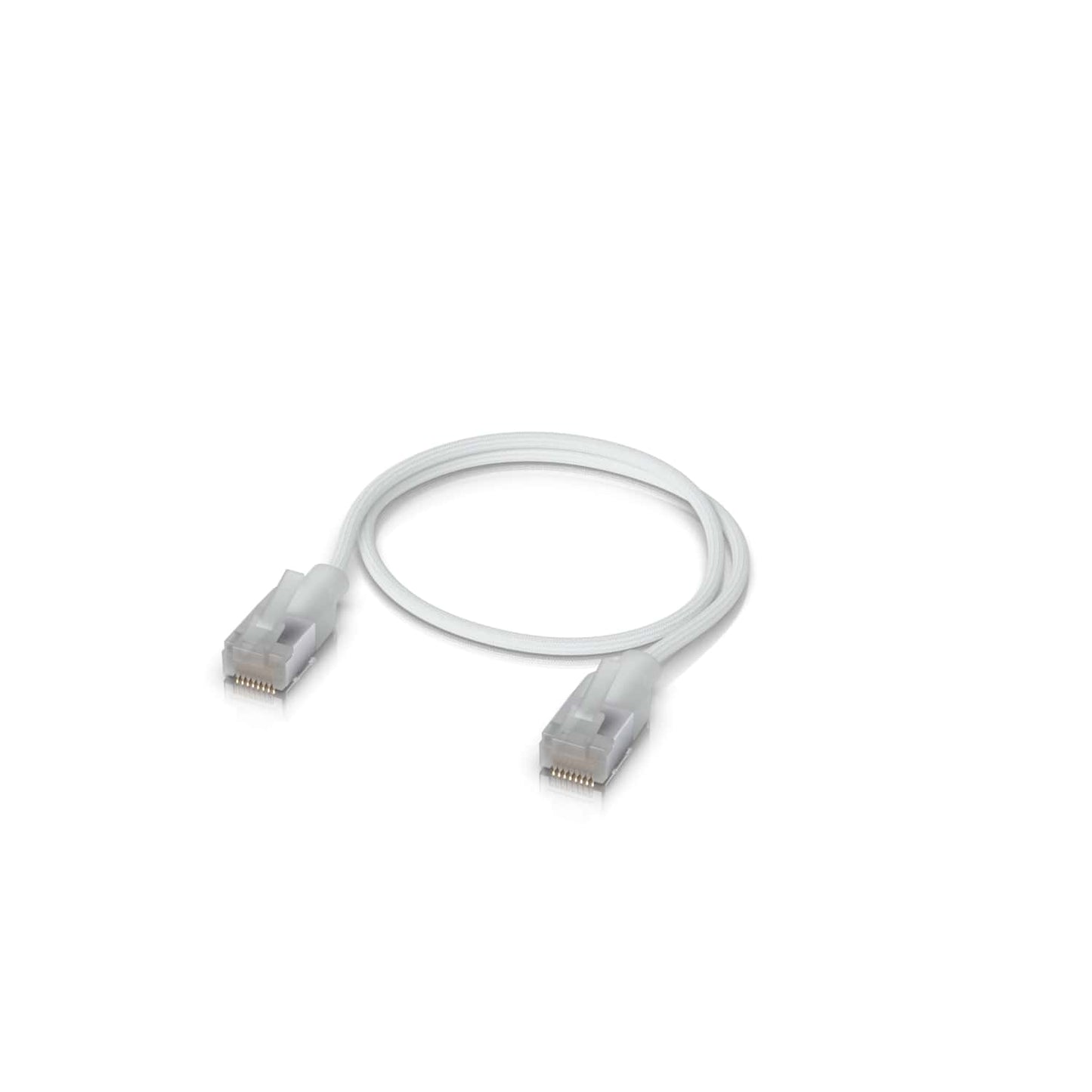 Ubiquiti UniFi Premium Patch Cable, 0.3M, White, Ultra-Thin Braided Patch Cable, Designed Optimized 10GbE Networking UACC-Cable-Patch-EL-C6A-0.3M-W