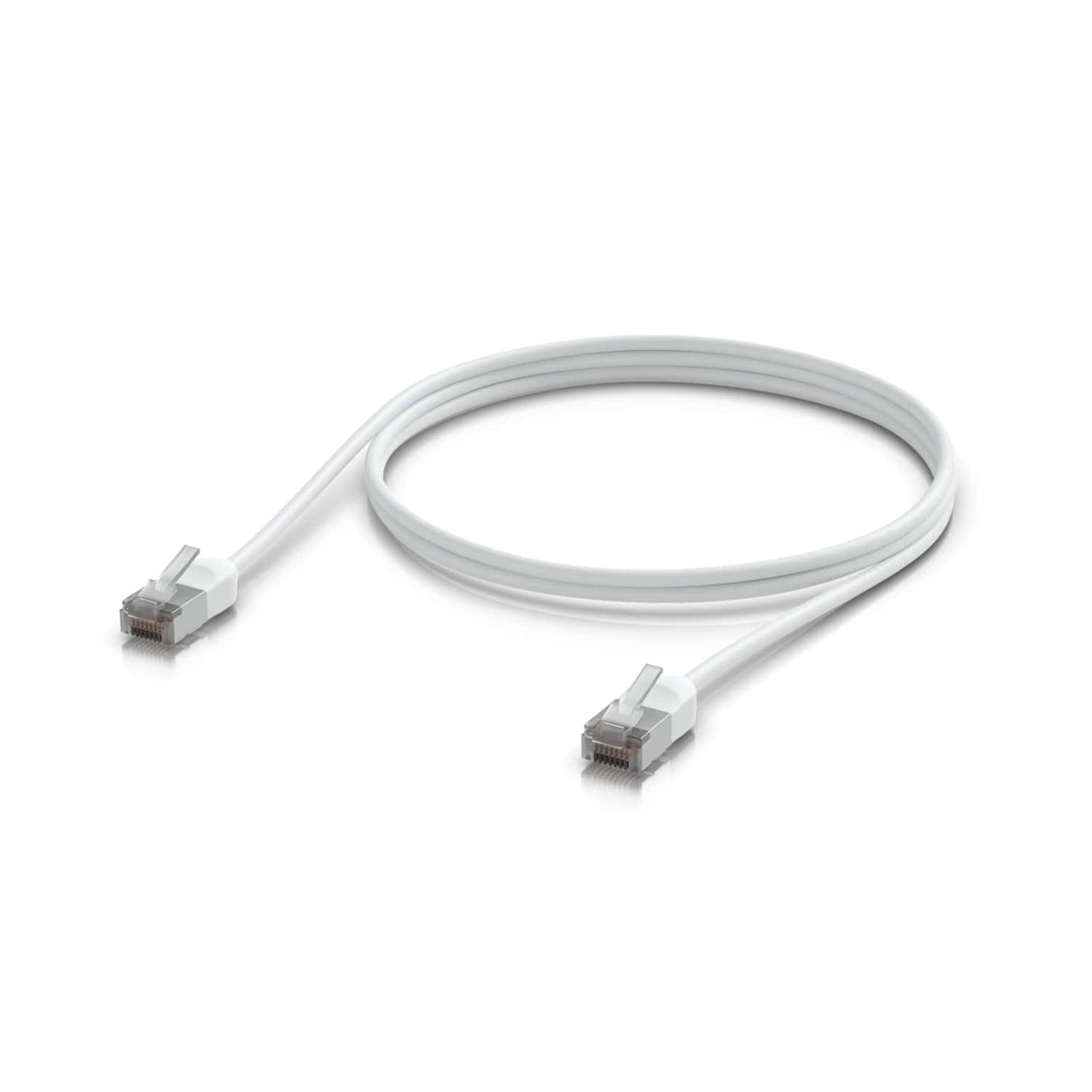 Ubiquiti UniFi Premium Patch Cable Outdoor, 1M, White, Ultra-thin, Rugged, Shielded Patch, Designed &Optimized, For 10 GbE networking, 2Yr Warr UACC-Cable-Patch-Outdoor-C6A-1M-W