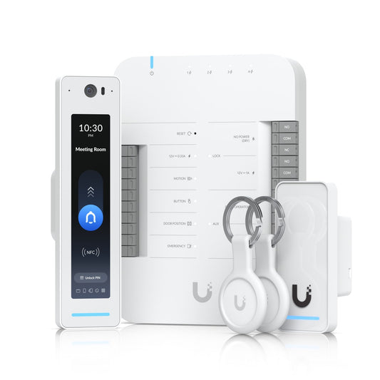 Ubiquiti G3 Starter Kit Pro, Provides Complete Entry &Exit Control For Single Door With 2 Readers &Apple Touch Pass Support UA-G3-SK-Pro