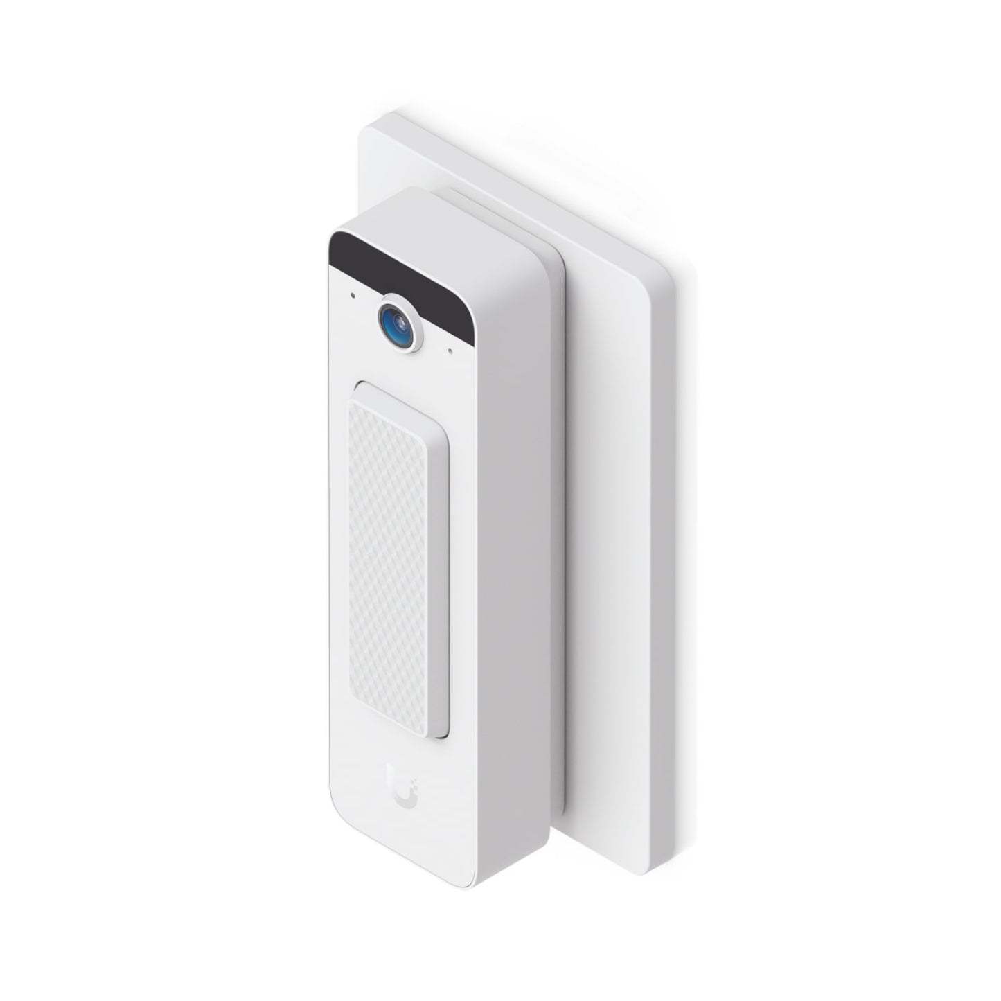 Ubiquiti Doorbell Lite Gang Box Mounting Plate, Secure Mounting Plate, Installing Doorbell Lite, Flat, Angled Bracket Options, Standard Single-Gang Box UACC-DBL-GB-Plate-W