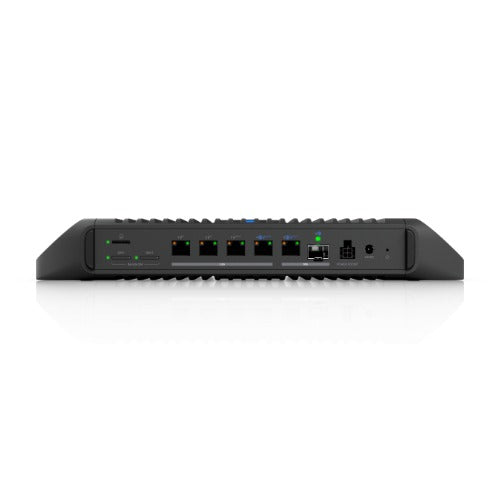 Ubiquiti Cloud Gateway Industrial, Ruggedized, Fanless 10 GbE UniFi Cloud Gateway Delivering 350W, High-Density PoE, Advanced Routing, MicroSD Storage. UCG-Industrial