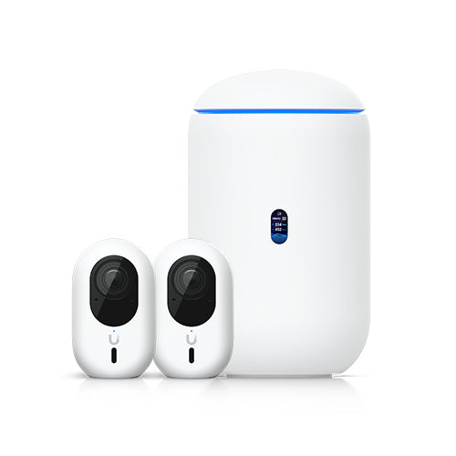 Ubiquiti Advanced Home Surveillance Bundle (2 Instant Cameras Pack), Includes 1x UDR7, 2x UVC-G6-INS-W, *Requires MicroSD card for Protect Storage* NHU-UDR7-G6-INS-2