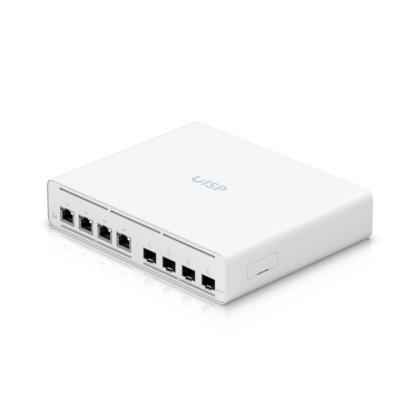 Ubiquiti UISP Switch Plus, 2.5 GbE PoE Switch For ISP Applications, RJ45 Ports, 27V Passive PoE Output, 4 10G SFP+ ports, 2Yr Warr UISP-S-Plus