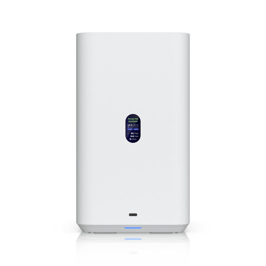 Ubiquiti UNAS 2, White, UniFi Network Attached Storage (2) 3.5' HDD Bays, 2.5 GbE Networking, USB-C Connectivity, Included PoE++ Adapter, Compact Foot UNAS-2-W