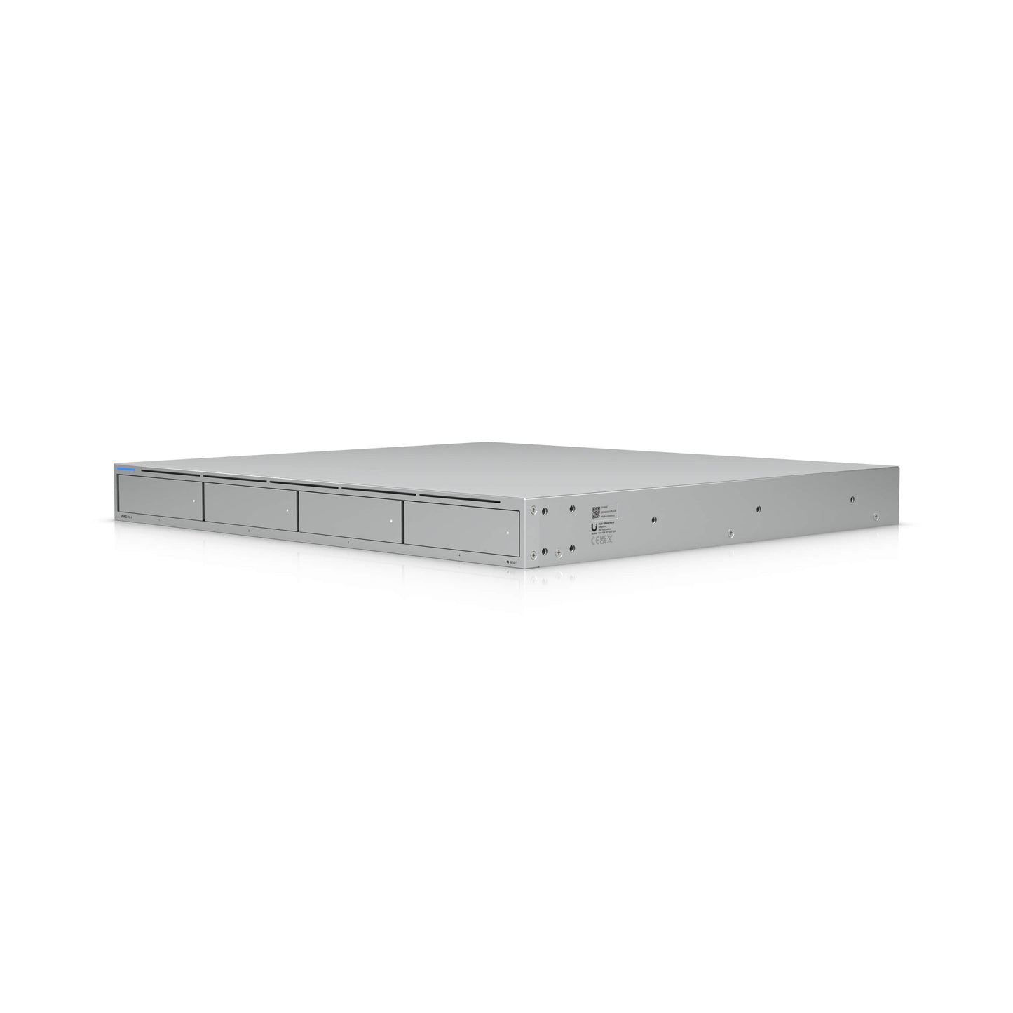 Ubiquiti UNAS Pro 4, 1U Rack-Mount NAS(4) 2.5/3.5'HDD Bays(2) M.2NVMe SSD, Fast Access, Low Latency, High-Availability 10Gbps, Large Storage UNAS-Pro-4