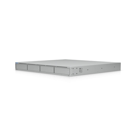Ubiquiti UNAS Pro 4, 1U Rack-Mount NAS(4) 2.5/3.5'HDD Bays(2) M.2NVMe SSD, Fast Access, Low Latency, High-Availability 10Gbps, Large Storage UNAS-Pro-4
