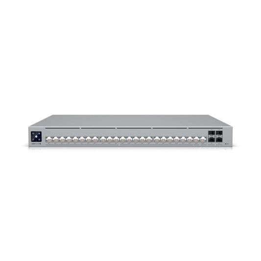 Ubiquiti Pro HD 24 PoE, Professional-grade, Layer 3 Etherlighting Switch, (2) 10 GbE PoE++, (22) 2.5 GbE PoE++, (4) 10G SFP+ Ports. USW-Pro-HD-24-PoE