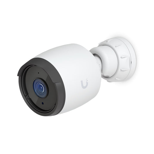 Ubiquiti G6 Bullet White, All-weather 4K PoE Camera, With a 1/1.8' 8MP Image Sensor, Multi-TOPs AI Engine, Long-range IR Night Vision 30 m, IP66,  UVC-G6-Bullet-W