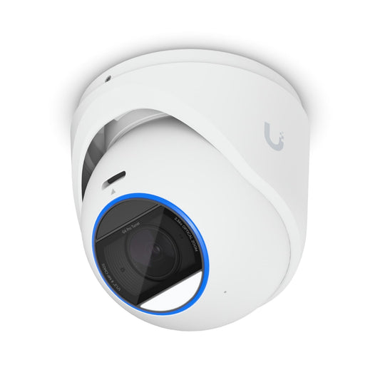 Ubiquiti G6 Pro Turret, White, All-Weather Tamper-Resistant 4K PoE+Cam, AI Engine, 2.36x Optic Zoom, 1/1.2'CMOS, Light Clarity, L-Range IR Night Vision UVC-G6-Pro-Turret-W