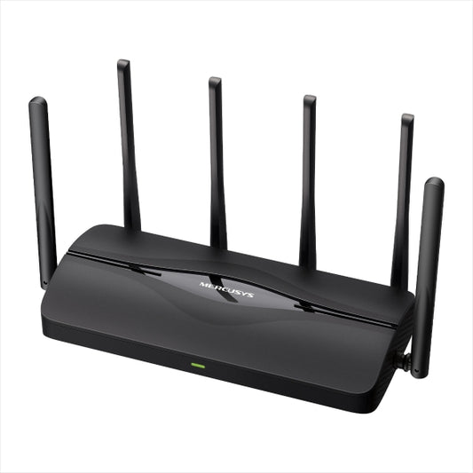Mercusys MR37BE BE6500 Dual-Band Wi-Fi 7 Router, 1x 2.5 Gbps WAN port, 1x 2.5 Gbps LAN port and 2x 1 Gbps LAN ports MR37BE