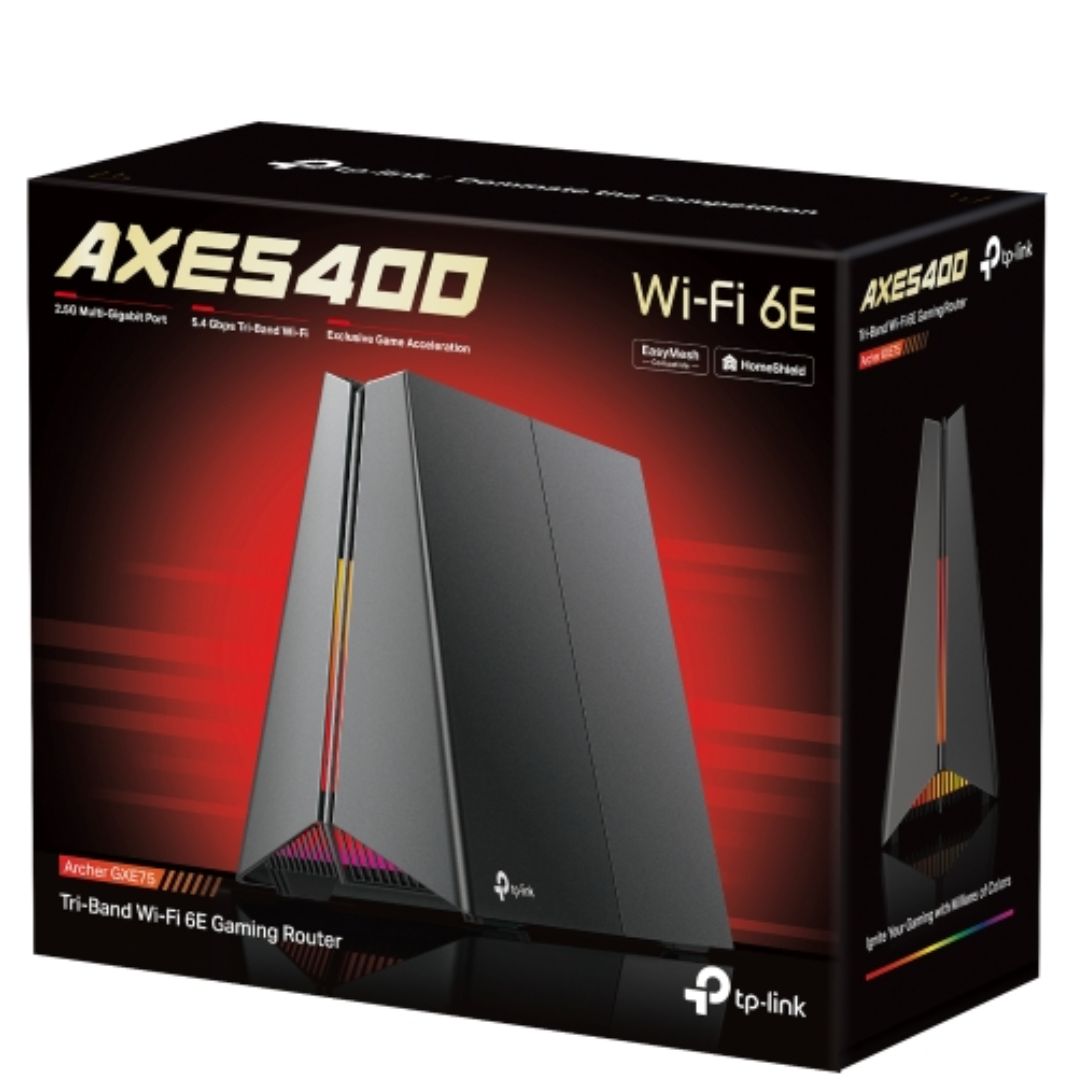 TP-Link Archer GXE75 AXE5400 Tri-Band Wi-Fi 6E Gaming Router, 574 Mbps ...