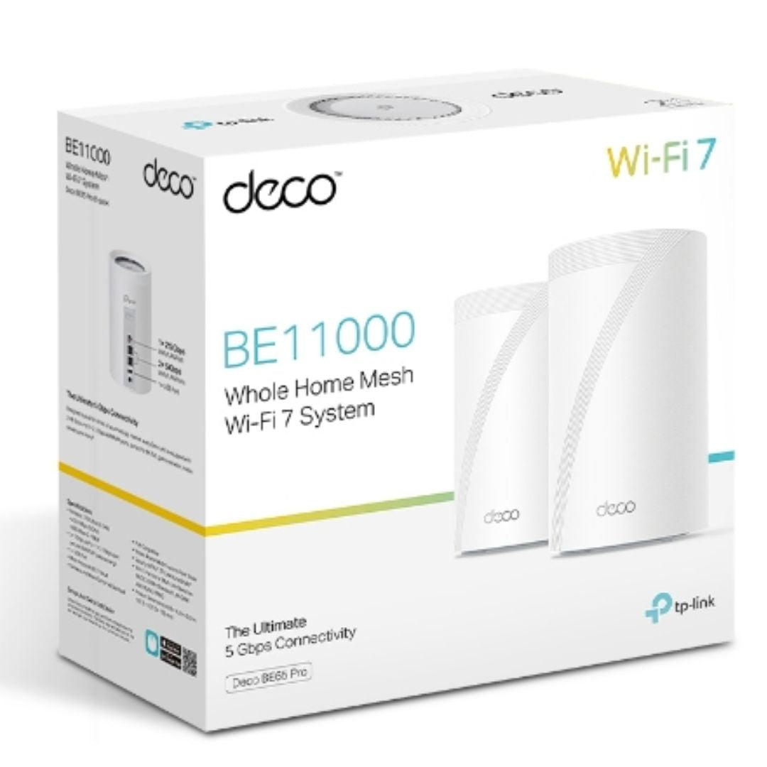 TP-Link Deco BE65 Pro(2-pack) BE11000 Whole Home Mesh WiFi 7 System Deco BE65 Pro(2-pack)