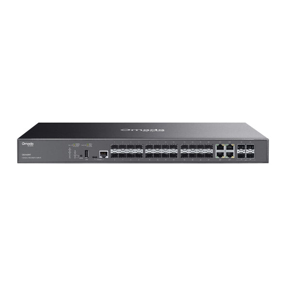 TP-Link SG5428XF Omada Campus 24-Port SFP Stackable Lite L3 Managed Switch with 4x 10G Slots SG5428XF