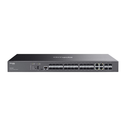 TP-Link SG5428XF Omada Campus 24-Port SFP Stackable Lite L3 Managed Switch with 4x 10G Slots SG5428XF