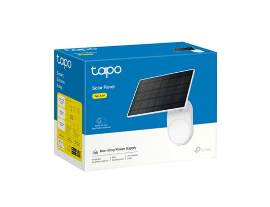 TP-Link Tapo A201 Solar Panel, Compatible with all Tapo Battery Cameras (Tapo C420, Tapo C410, and Tapo C400) Tapo A201