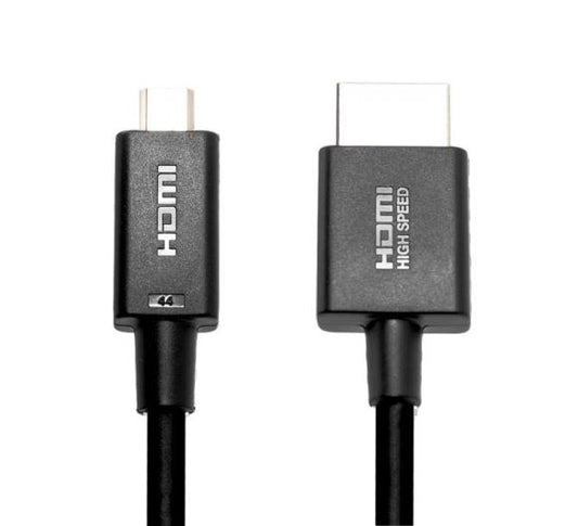 Oxhorn HDMI to Micro HDMI Cable 1.8m - 1.4v 19 (+1) pins A Male to D Male 34AWG, 100% copper wire, OD4.2mm RoHS H-MicroH 02