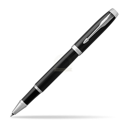 Parker IM Rollerball Pen - Black Lacquer, Chrome Trim with Gift Box  - 1931658