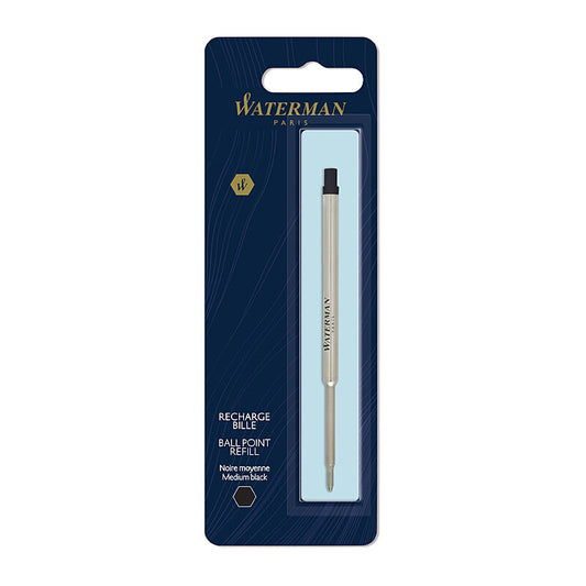 Waterman BP Refill Med Black Pk1  - S0944480
