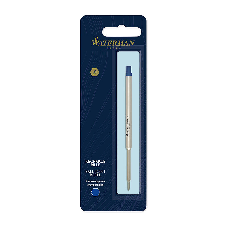 Waterman BP Refill Med Blu Pk1  - S0944490