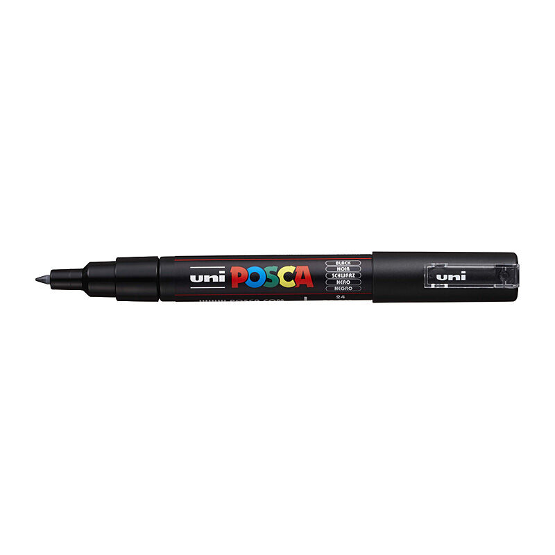 Posca PC-1MR UltraFine Pnt Black  - PC1MRBK-1P