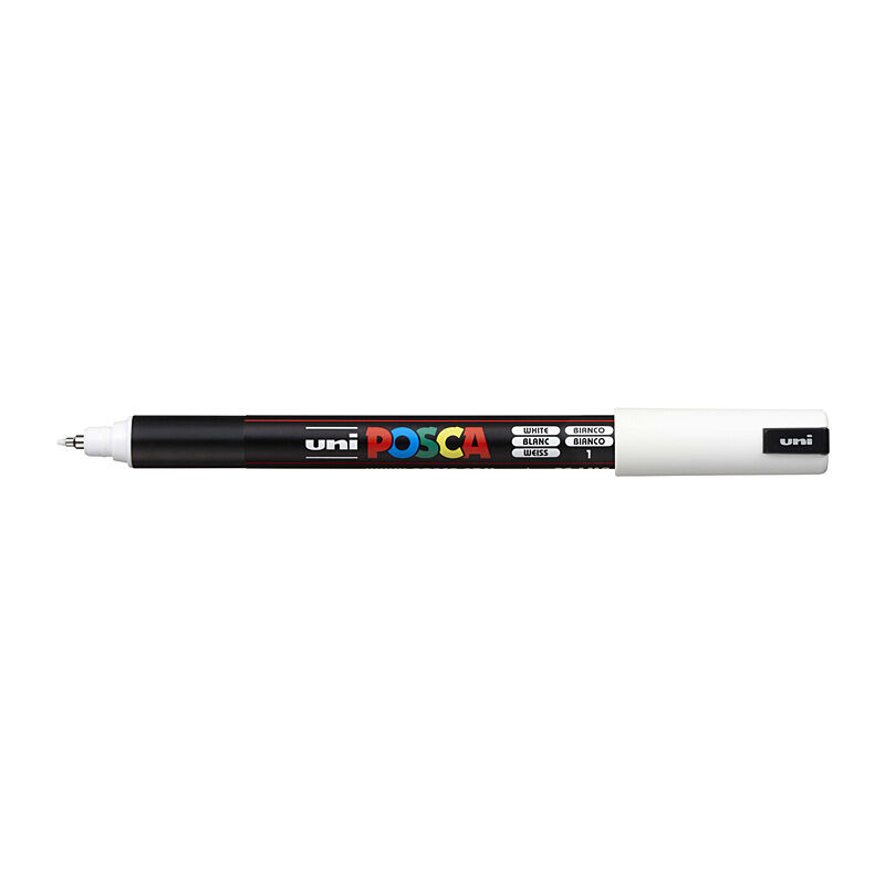 Posca PC-1MR UltraFine Pnt White  - PC1MRWH-1P
