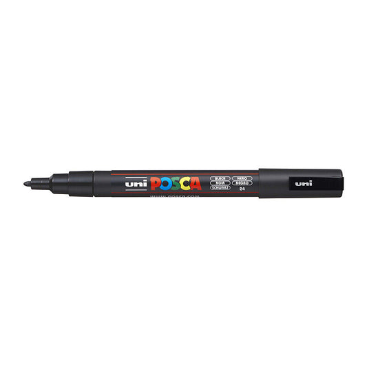 Posca PC-3M Fine Blt Mrkr Black  - PC3MBK