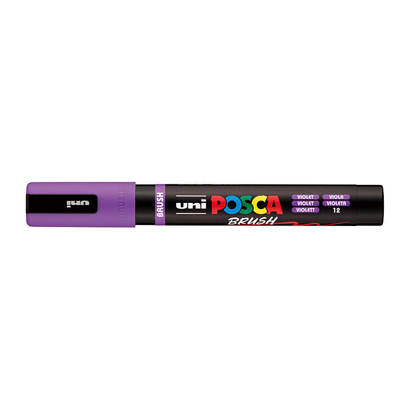 Posca Medium Brush Tip Violet  - PC5BRV