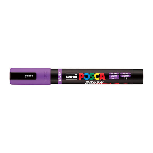 Posca Medium Brush Tip Violet  - PC5BRV