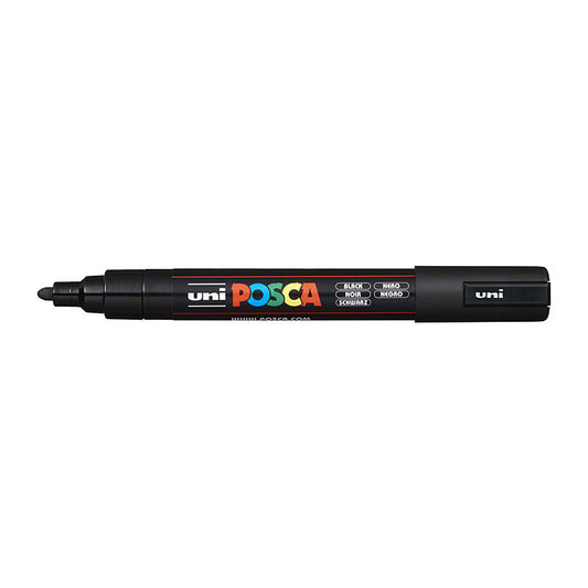 Posca PC-5M Med Blt Paint Black  - PC5MBK