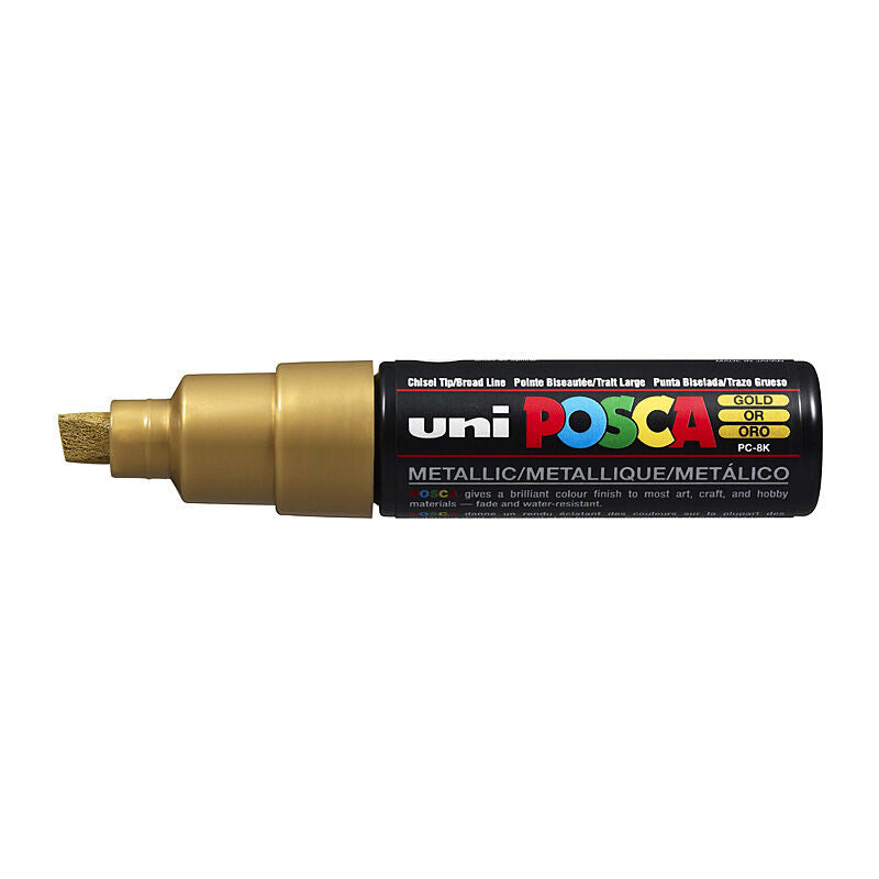 Posca PC-8M Bold Chisel Gold  - PC8KGD