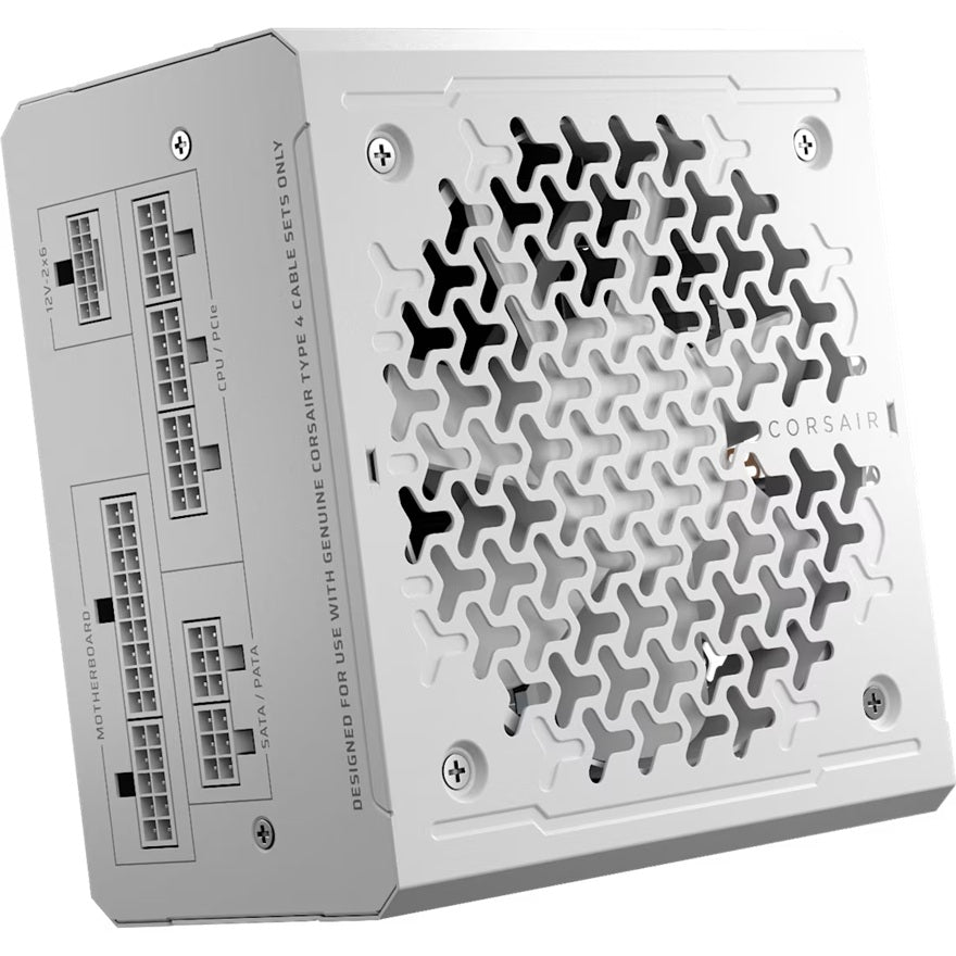 Corsair RMe Series RM750e - Fully Modular Low-Noise ATX Power Supply - White (AU), Cybenetics Gold, ATX12V 3.1, 2x PATA, 2x EPS, 6x SATA, 3x PCIe CP-9020292-AU
