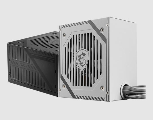 MSI MAG A650BNL WHITE 650W Power Supply, 80 PLUS Bronze, up to 85% Efficiency, Active PFC, OCP / OVP / OPP / SCP MAG A650BNL WHITE