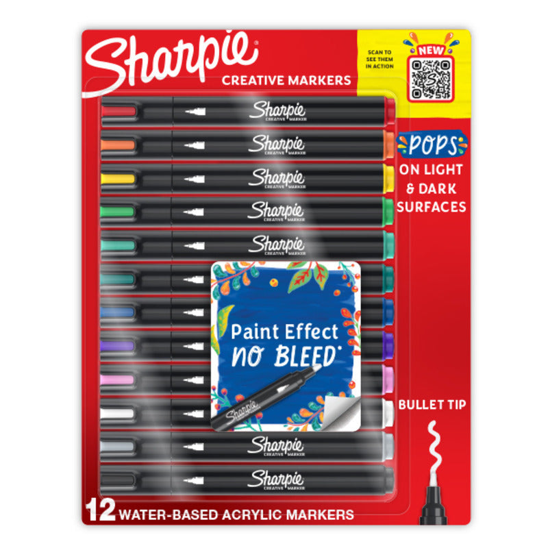 Sharpie Creative Mrkr Blt Ast Pk12  - 2196905