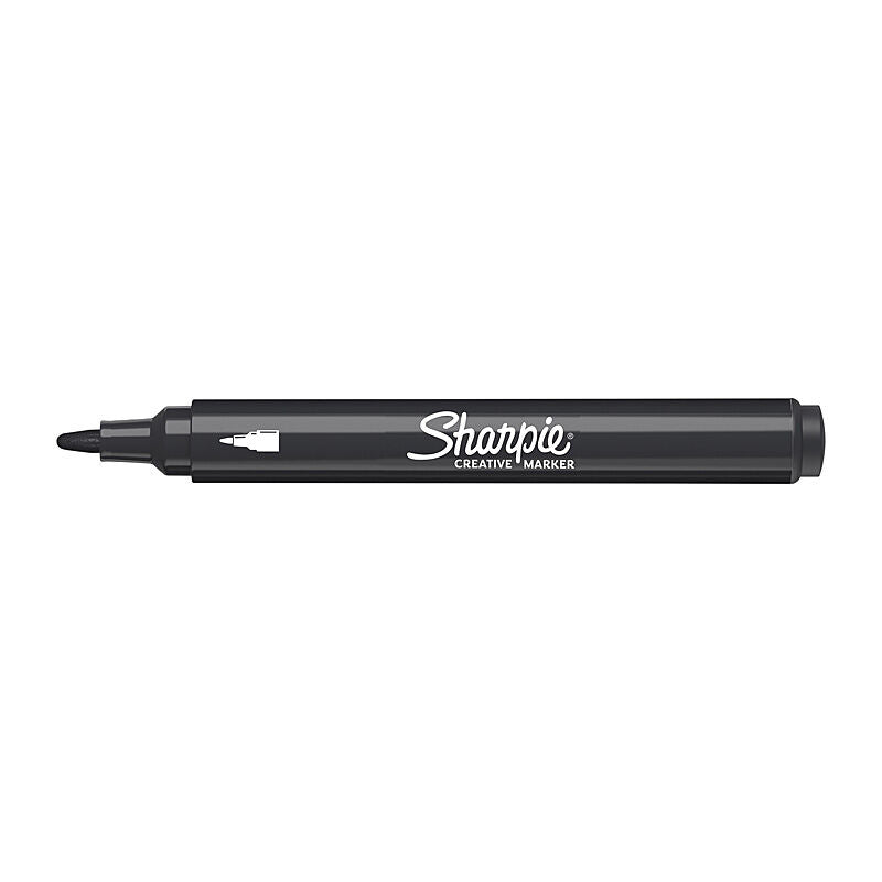 Sharpie Creative Mrkr Bult Black Box of 6  - 2218123