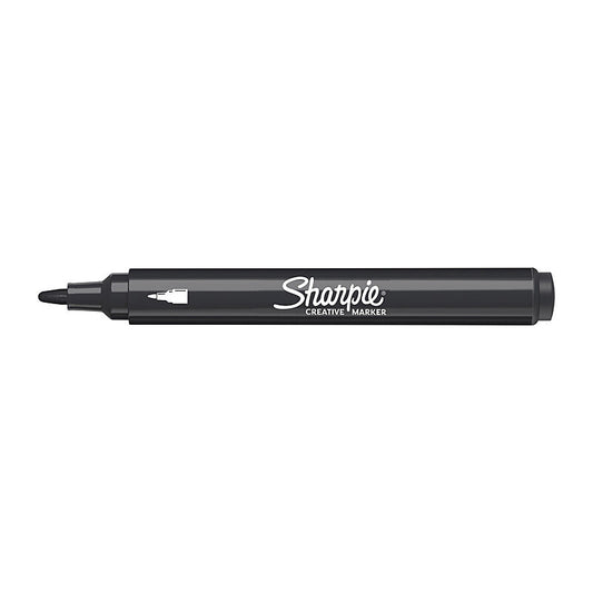 Sharpie Creative Mrkr Bult Black Box of 6  - 2218123