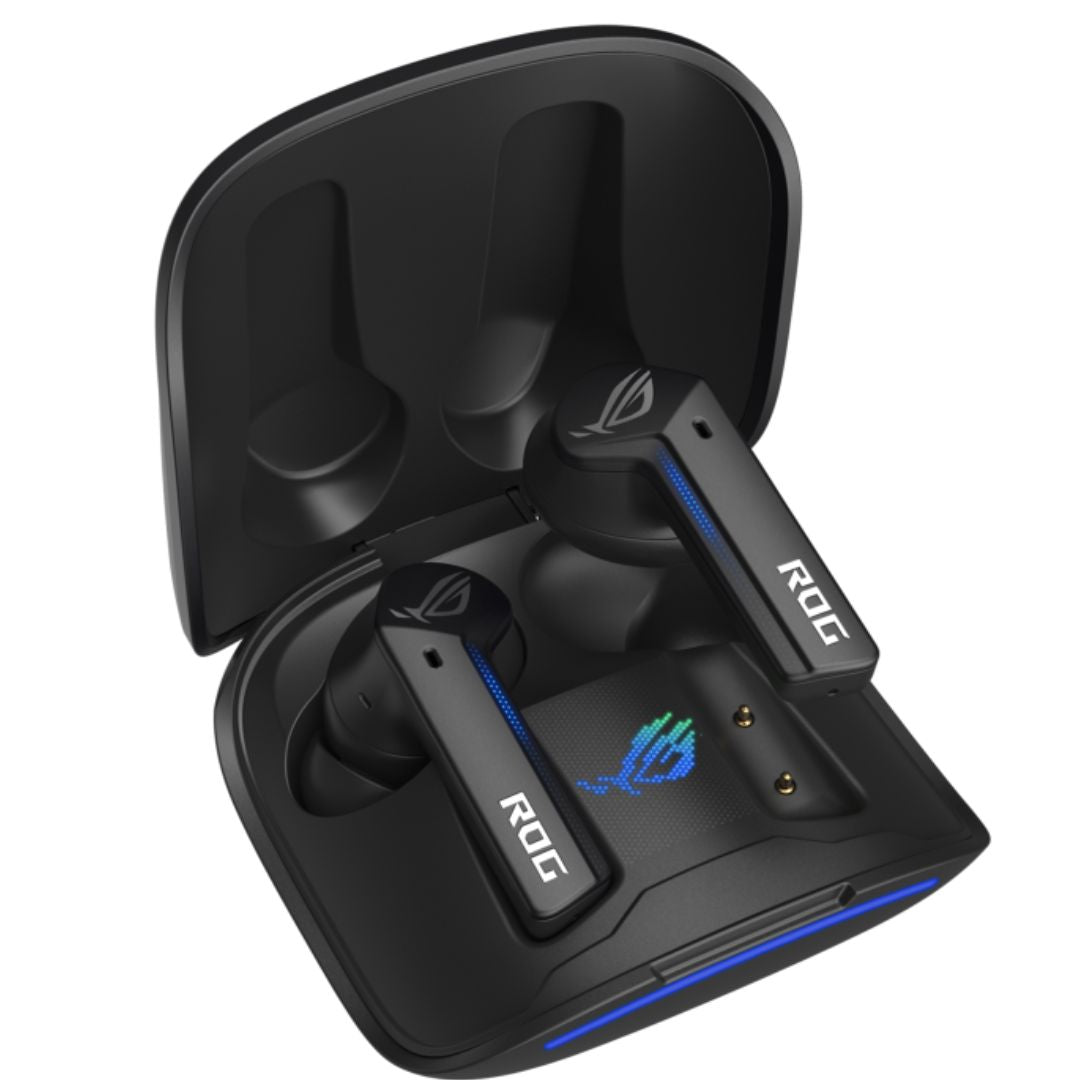 ASUS ROG Cetra True Wireless SpeedNova Black, Dual-Mode, Bone-Conduction AI Microphones, Up to 46-hour battery life, Hybrid Multipoint  ROG CETRA TWS SPEEDNOVA/BLK