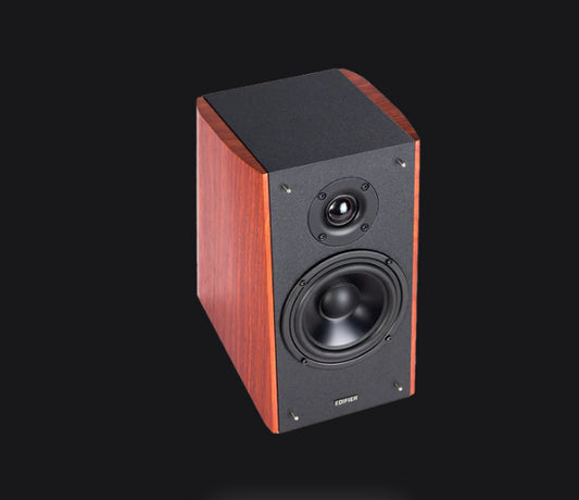 Edifier R2000DB-BROWN Powered Bluetooth Bookshelf Speakers 25mm Eagle Eye tweeters 5 ' bass unit Pair devices via Bluetooth R2000DB-BROWN
