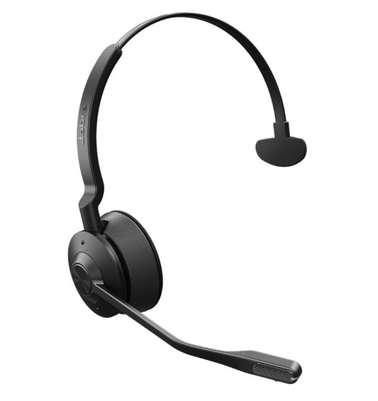 Jabra Engage 55 UC Mono USB-A Wireless Headset, 150m Wireless Range, DECT, Noise Cancelling, Flexible, Portable, Durable, Lightweight, Busylight 9553-410-111