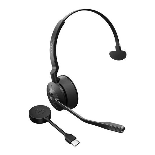 Jabra Engage 55 SE, Mono, Link400c, Teams DECT Headset, 150m Wireless Range, Noise Cancelling, Flexible, Portable, Durable, Lightweight, Busylight 9653-470-111