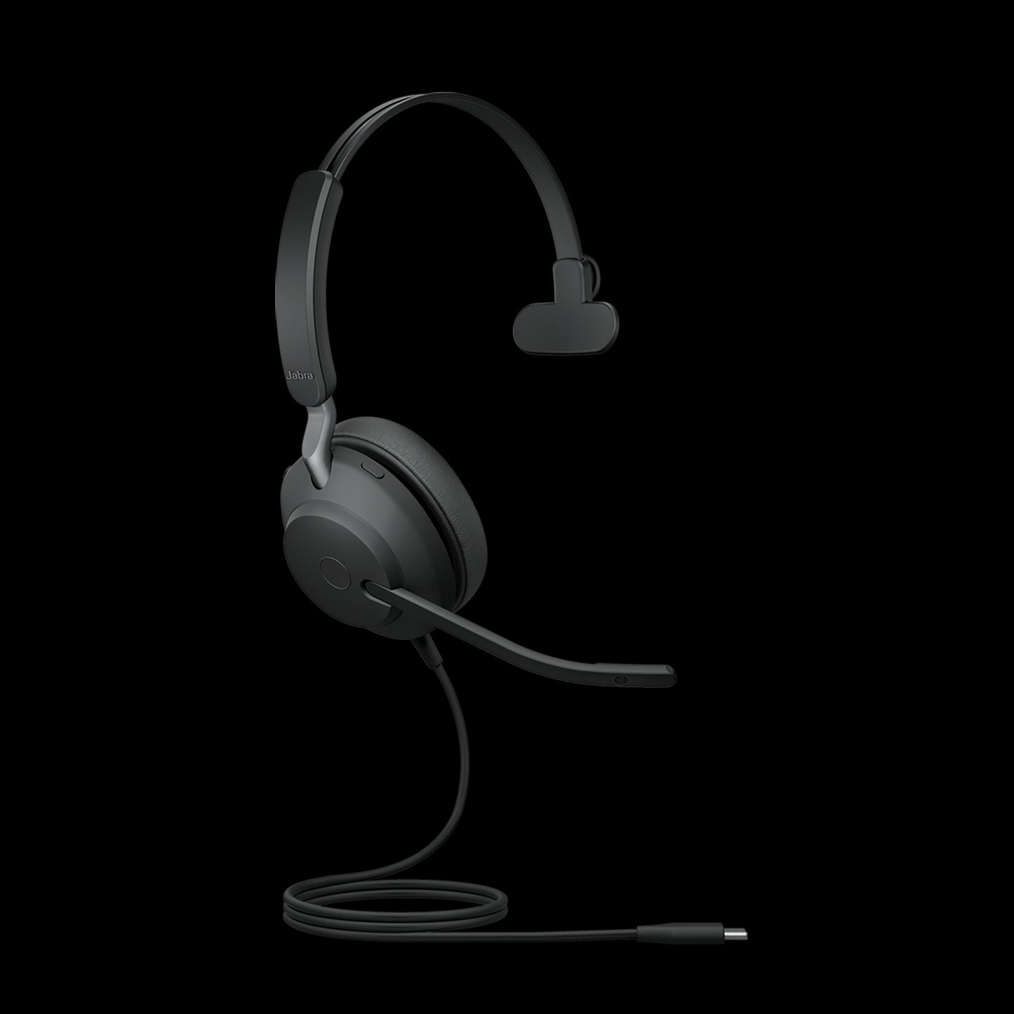 Jabra Evolve2 40 SE Wired USB-C UC Mono Headset, 360 BusyLight, Noise Isolationg Ear Cushions, 2Yr Warranty, Plug-and-play, 3-Microphone Technology 24189-889-899