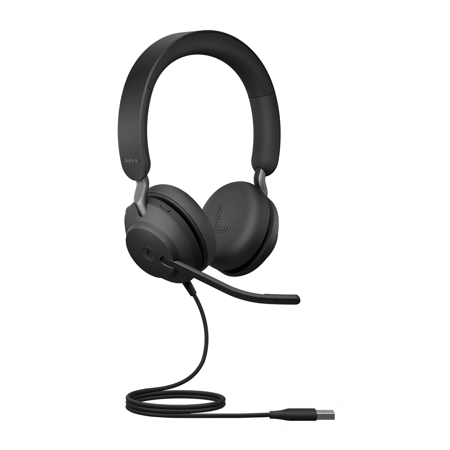 Jabra Evolve2 40 SE Wired USB-A MS Stereo Headset, 360 BusyLight, Noise Isolationg Ear Cushions, 2Yr Warranty, Plug-and-play, 3-Microphone Technology 24189-999-999