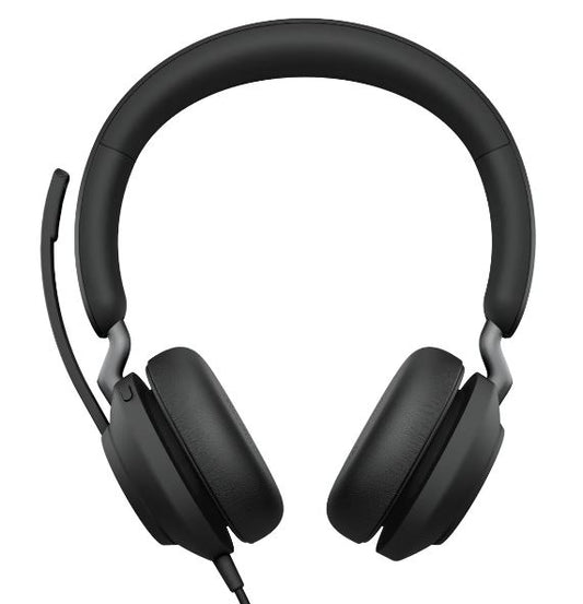 Jabra Evolve2 40 SE Wired-CA MS Stereo Headset, 360 BusyLight, Noise Isolationg Ear Cushions, 2Yr Warranty, Plug-and-play, 3-Microphone 24189-999-799