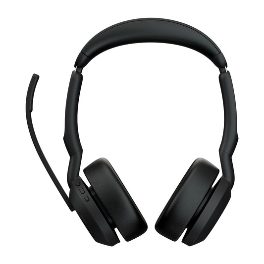 Jabra Evolve2 55, USB C, Stereo, UC, Active Noise Cancellation (ANC), Link 380 Bluetooth Adapter, 30m Wireless Range, 18 Hours Battery Life 25599-989-899
