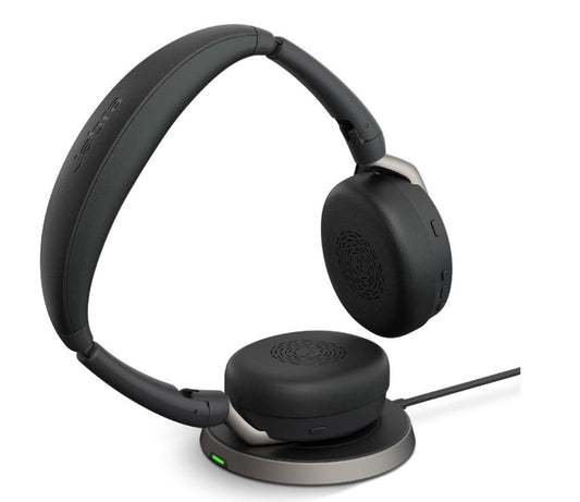 Jabra Evolve2 65 Flex MS Stereo Bluetooth Headset, Link380a USB-A Dongle Included, Foldable Design, 2Yr Warranty 26699-999-999