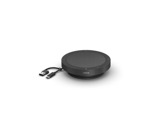 Jabra, Speak2 40, MS, Speakerphone, Connect via wired USB - USB-A and USB-C, Dust and Water Resistant, Work for both MAC and PC, Plug-and-play 2740-109
