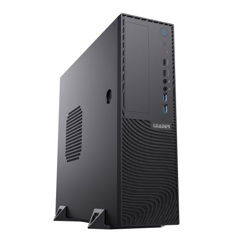 Leader Slim Corporate Desktop SS45-i5, Intel i5-14400T, 16GB DDR5 RAM, 500GB M.2 NVMe SSD, 500W GOLD PSU, Win 11 Pro, 3 Years '4 Hour' Onsite Warranty SS45-I5T